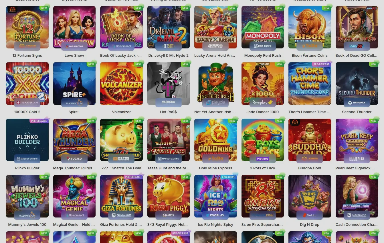 Betify casino games library showing slots and live dealer options on desktop and mobile